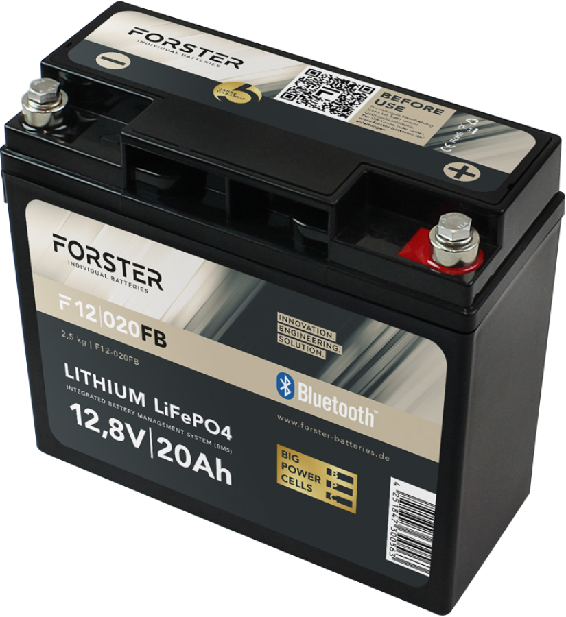 12-8 V-20 Ah-C20-Lithium-180 x 76 x 166 mm-1Forster-Standard-Serie-F12-020FBS