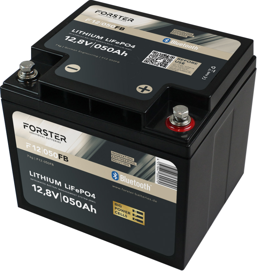 12-8 V-50 Ah-C20-Lithium-197 x 165 x 174 mm-1Forster-Fishing-Serie-F12-050FBS