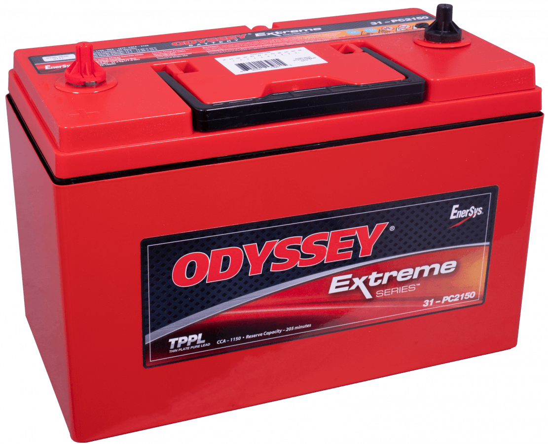 12 V – 100 Ah – C20 – 1150 A – CCA – 330 x 173 x 240 mm – 1 Odyssey Extreme PC2150-31