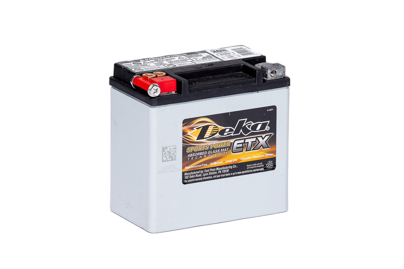 12 V – 12 Ah – C20 – 240 A – 150 x 88 x 145 mm – 1deka-power-etx14