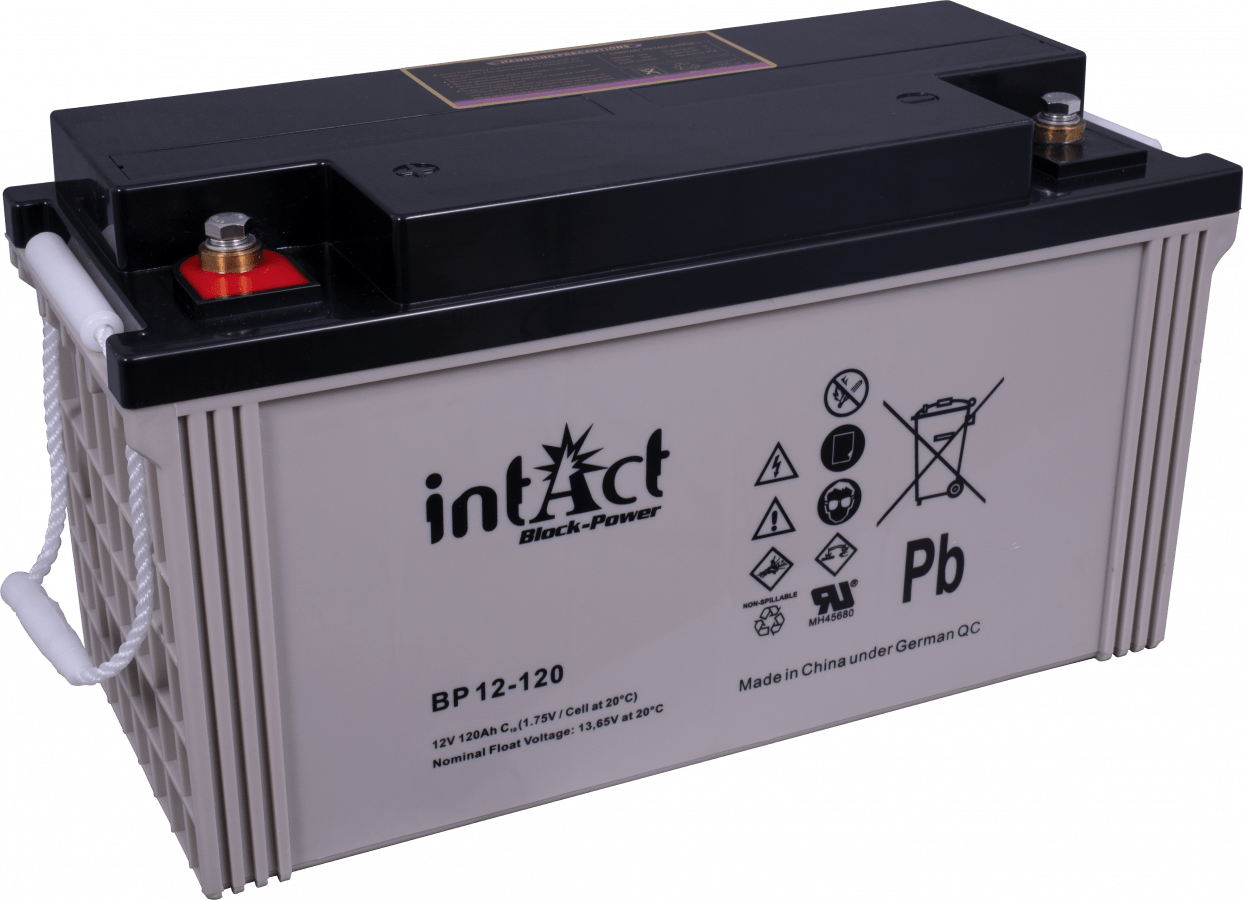 12 V – 120 Ah – C10 – 410 x 177 x 225 mm – 1 intakt – Block Power – BP12-120