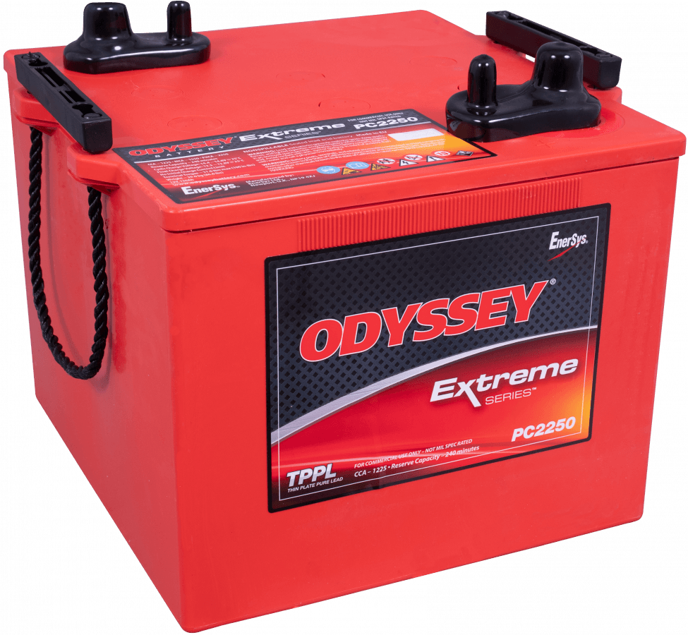 12 V – 126 Ah – C20 – 1225 A – CCA – 286 x 269 x 233 mm – 0 Odyssey Extreme PC2250