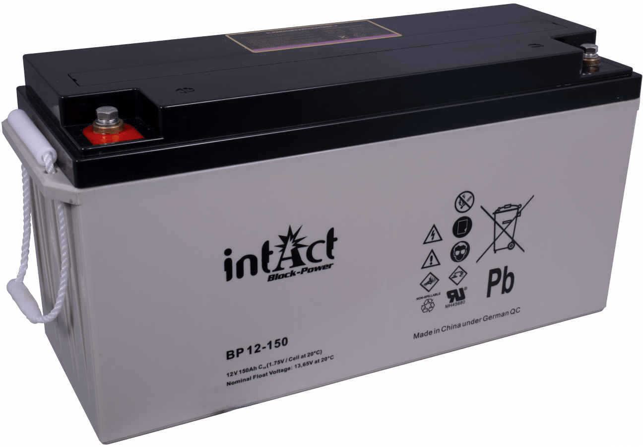 12 V – 150 Ah – C10 – 485 x 170 x 242 mm – 1 intakt – Block Power BP12-150