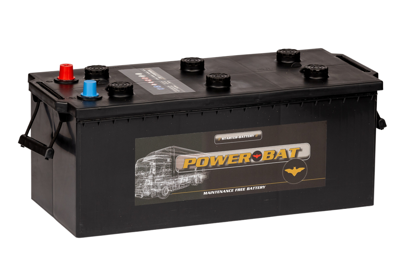 12 V – 180 Ah – 1000 A – SAE 513 x 223 x 223 mm – 3PowerBat – PowerBat 180