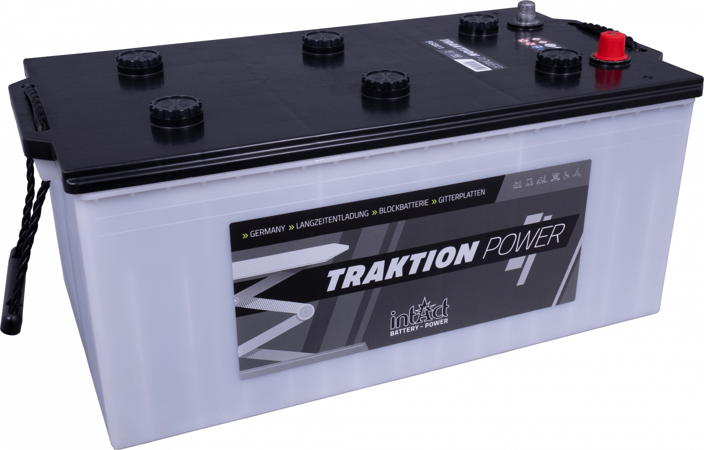 12 V – 180 Ah – C5 – 518 x 276 x 242 mm – 3 intakt – Traktion – Leistung – 96801