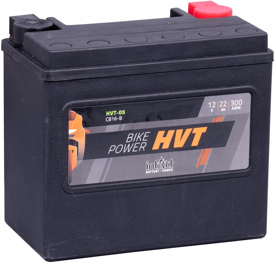 12 V – 19 Ah – C20 – 300 A – 175 x 100 x 157 mm – 1 Intact Bike Power HVT-HVT-05
