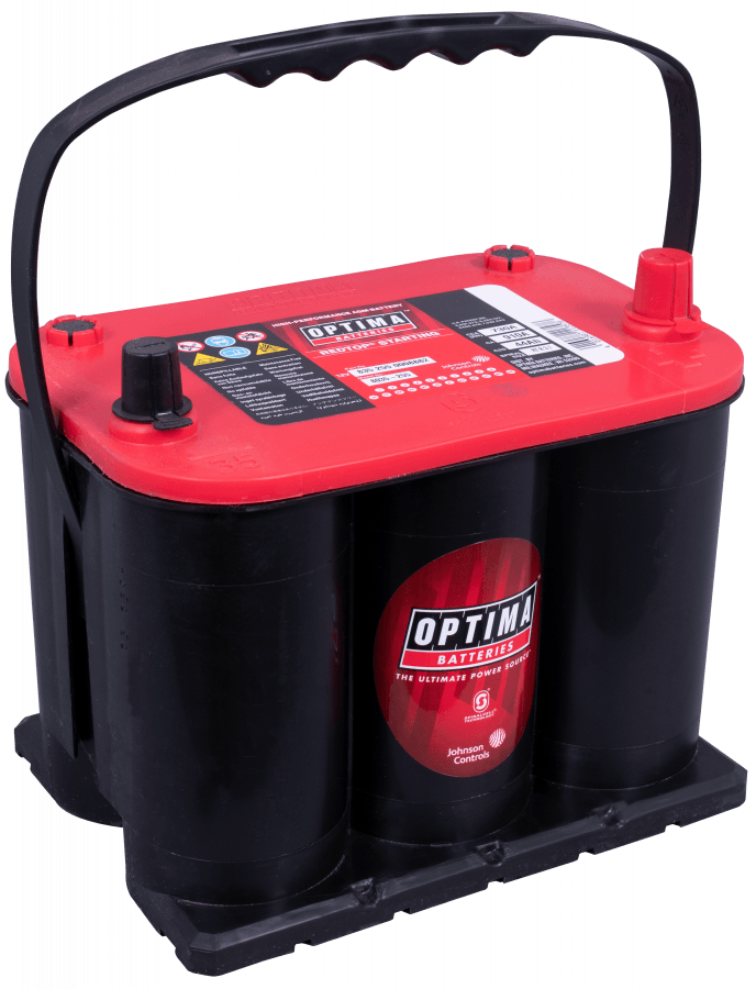 12 V – 44 Ah – C20 – 730 A – EN – 237 x 171 x 197 mm – 0 Optima Red Top RTR 3,7 l
