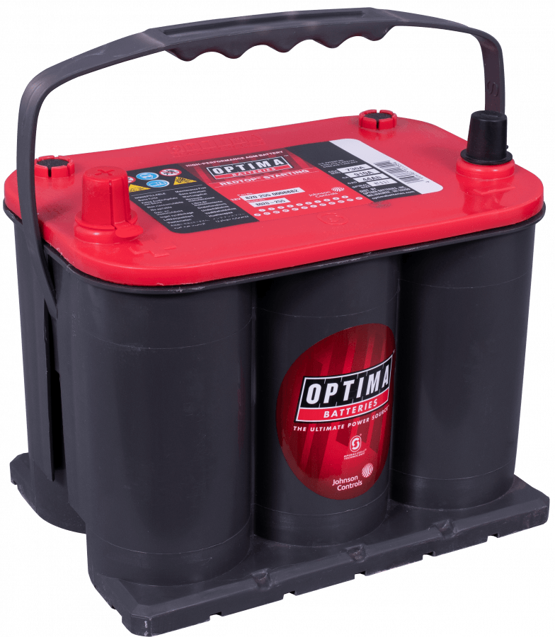 12 V, 44 Ah, C20, 730 A, 237 x 171 x 197 mm, 1 Optima Red Top RTS 3,7 l