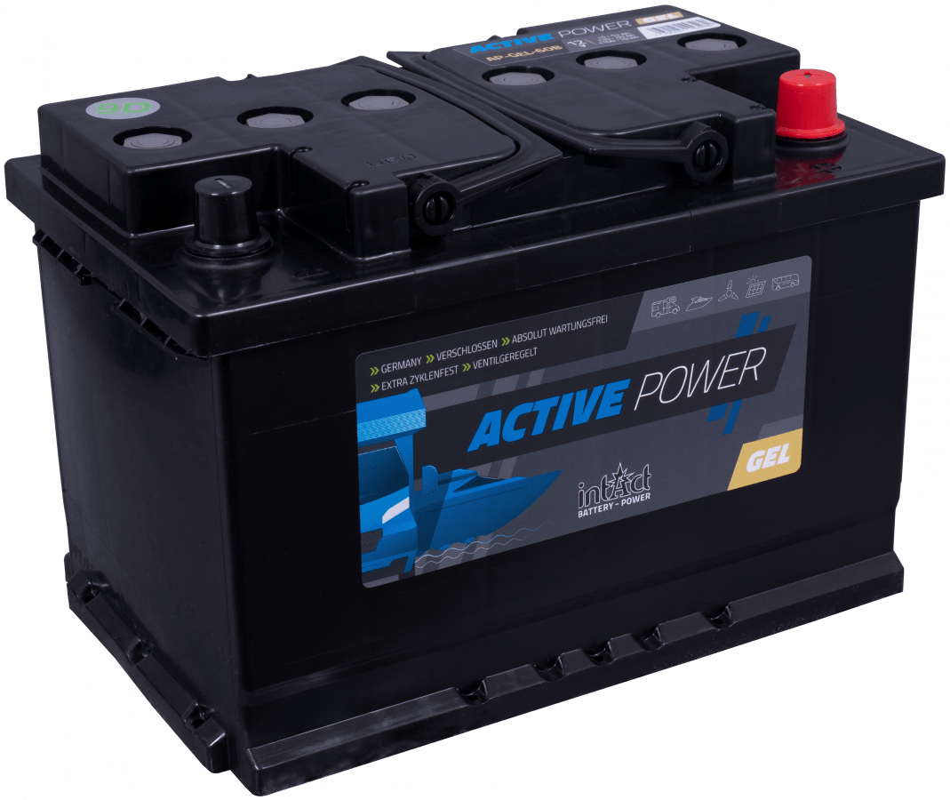 12 V – 50 Ah – C5 – 60 Ah – C20 – 70 Ah – C100 – 278 x 175 x 190 mm – 0 – intakt – Active Power AP – Gel – 60b