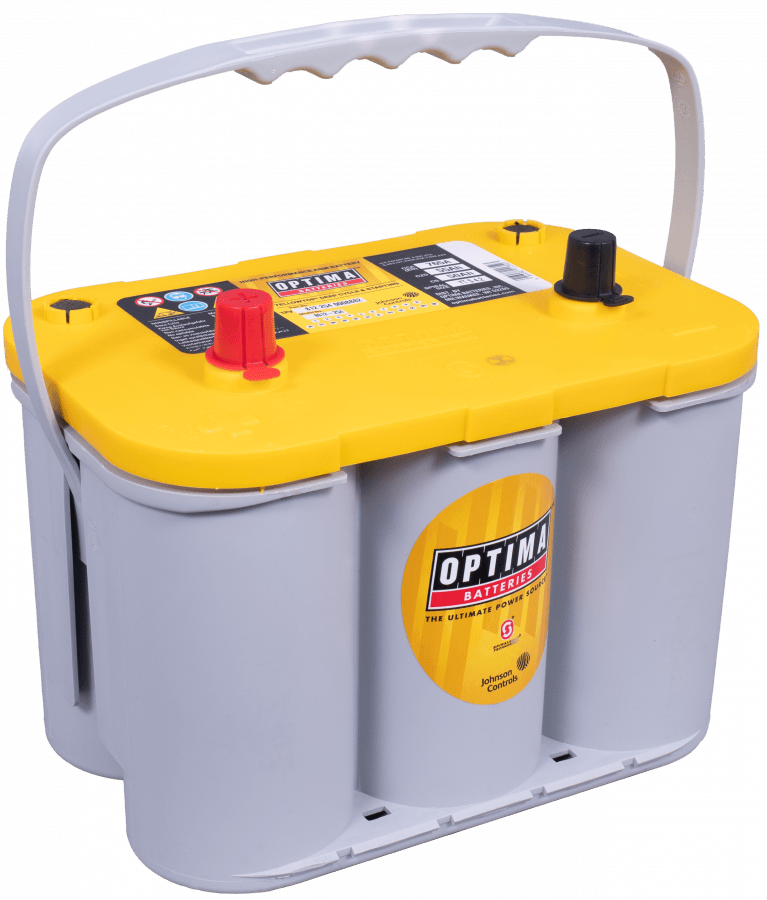 12 V – 55 Ah – C20 – 765 A – EN – 254 x 175 x 200 mm – 1 Optima Yellow Top YTS 4-2L