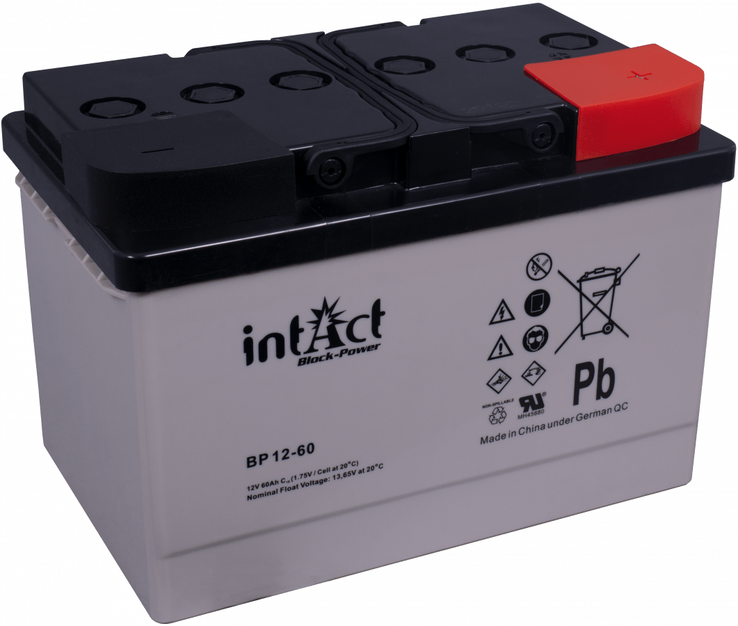 12 V – 60 Ah – C10 – 276 x 175 x 190 mm – 0 intakt – Block Power – BP12-60