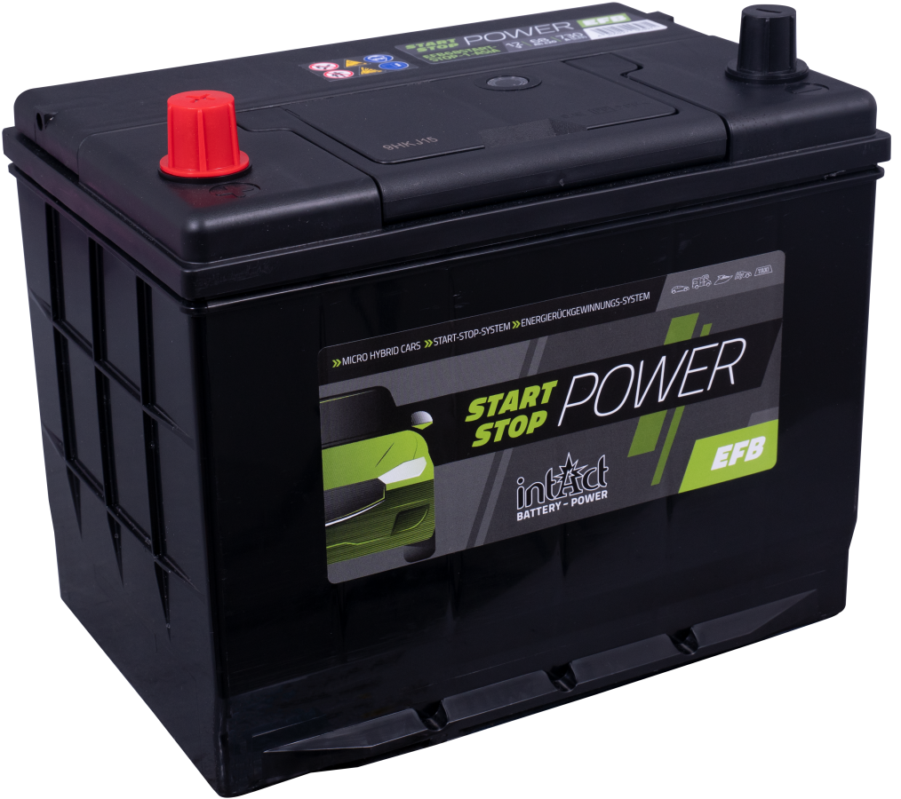 12 V – 68 Ah – C20 – 730 A – 260 x 172 x 220 mm – 1 intakt – Start-Stopp-Power – EFB68SS-1 – Asien