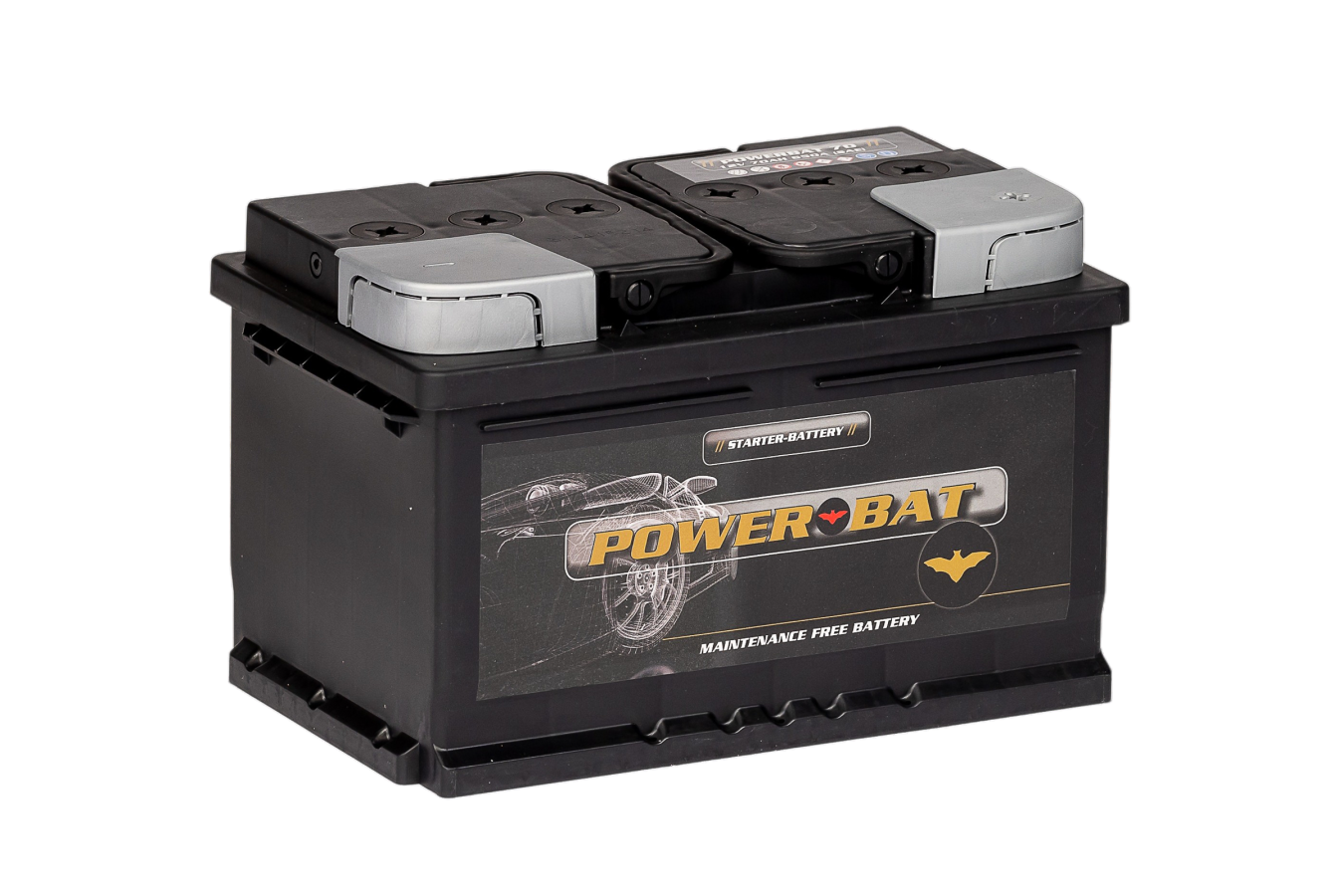 12 V – 70 Ah – 600 A – SAE 276 x 175 x 175 mm – 0 Powerbat – Powerbat – 70 l