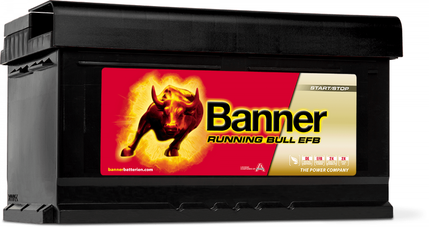 12 V – 75 Ah – 730 A – 315 x 175 x 175 mm – 0 Running Bull EFB-575-12-EFB