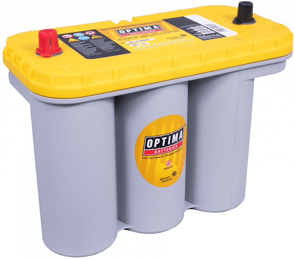 12 V – 75 Ah – C20 – 975 A – 325 x 165 x 238 mm – 0 Optima Yellow Top YTS 5,5 l