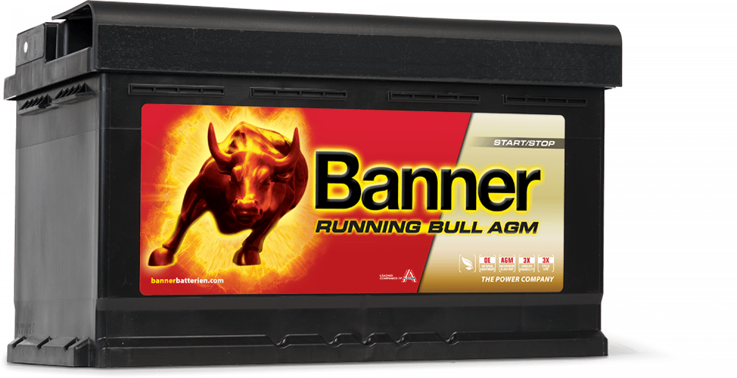 12 V – 80 Ah – 800 A – 315 x 175 x 190 mm – 0 Running Bull AGM 580-01 AGM