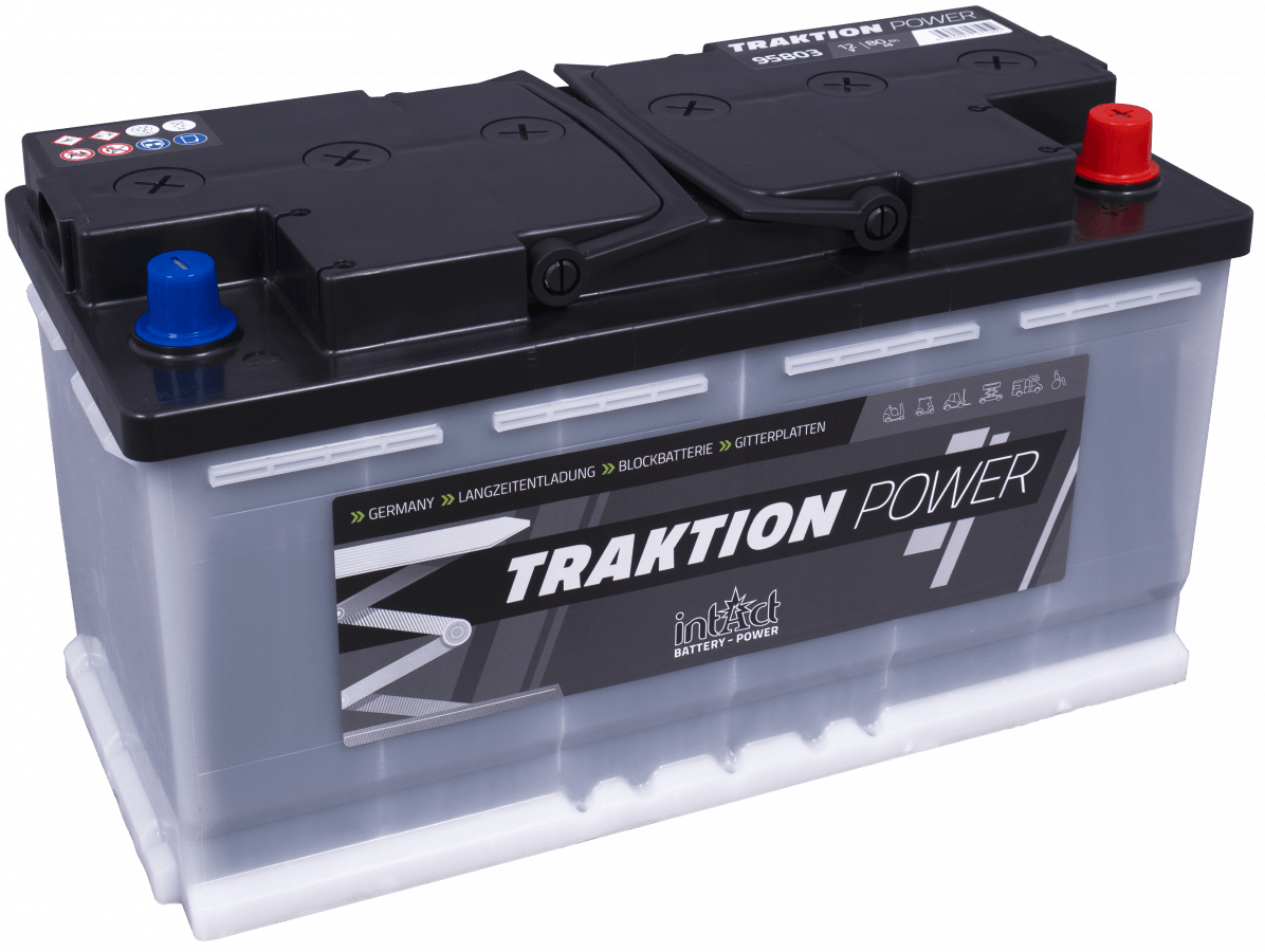 12 V – 80 Ah – C5 – 353 x 175 x 190 mm – 0 intakt – Traktion – Leistung – 95803