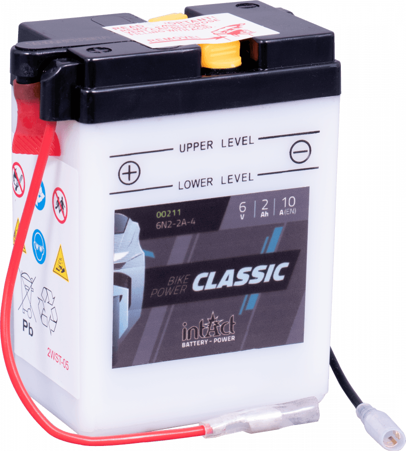 6 V, 2 Ah, C20, 10 A, 70 x 47 x 96 mm, 0 Intact Bike Power Classic 6N2, 2 A, 4