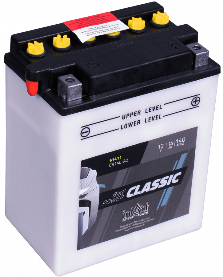 12 V-14 Ah-C20-140 A-135 x 91 x 167 mm-0intact-garden-power-yb14l-a2