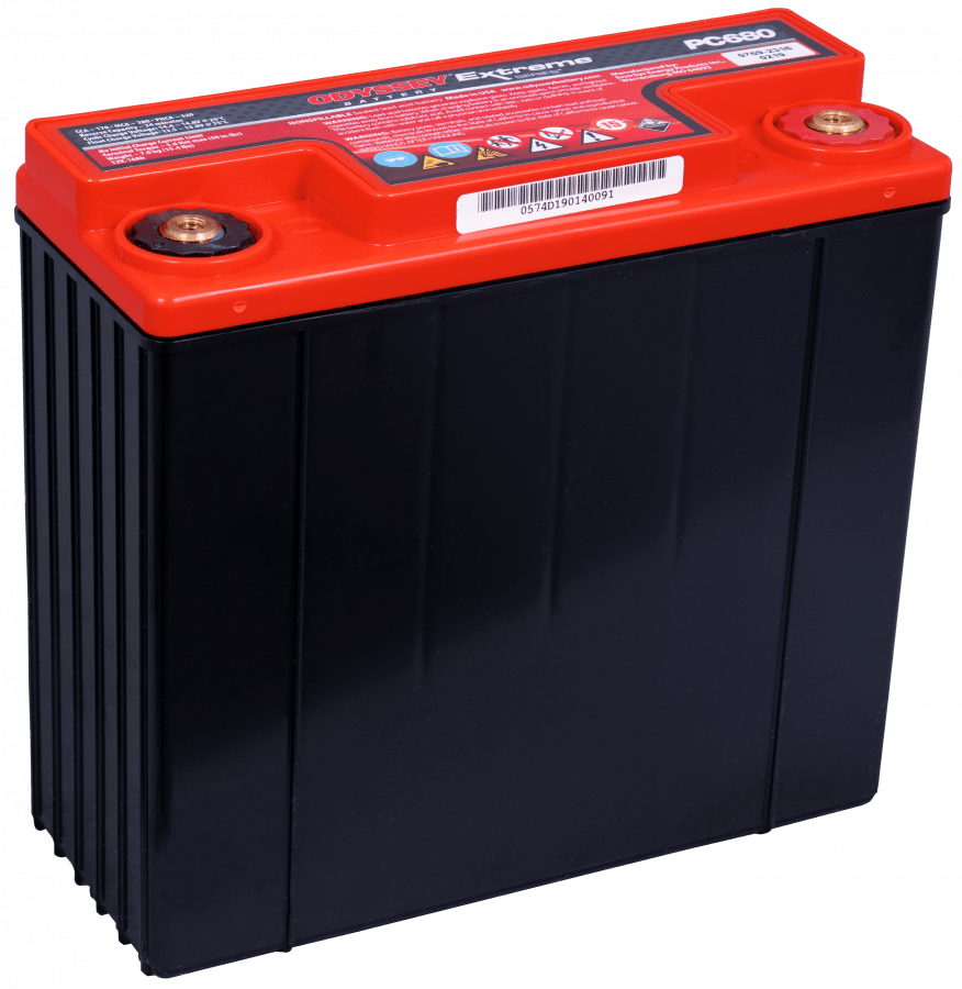 12 V-16 Ah-C20-170 A-CCA-182 x 76 x 168 mm-0 Odyssey Bike PC680