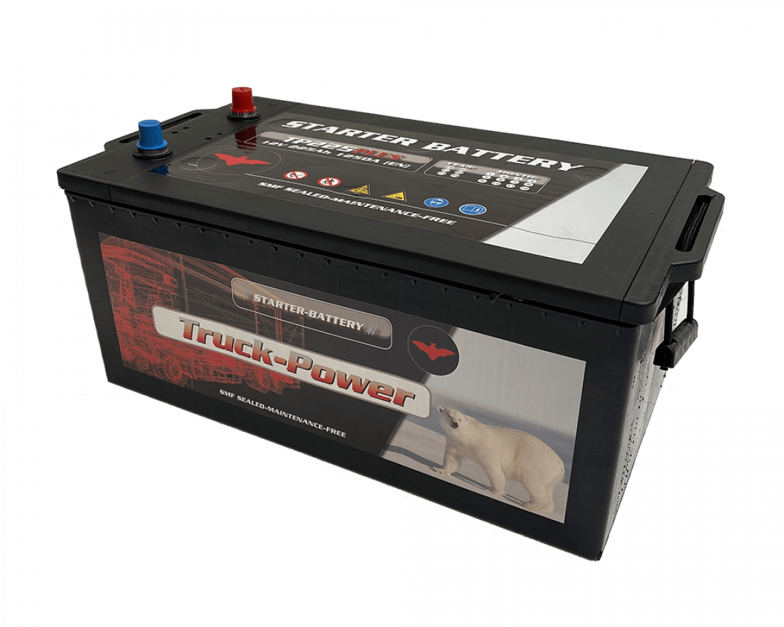 12 V - 225 Ah - 1250 A - 517 x 274 x 240 mm - 3 Truck Power TP225plus