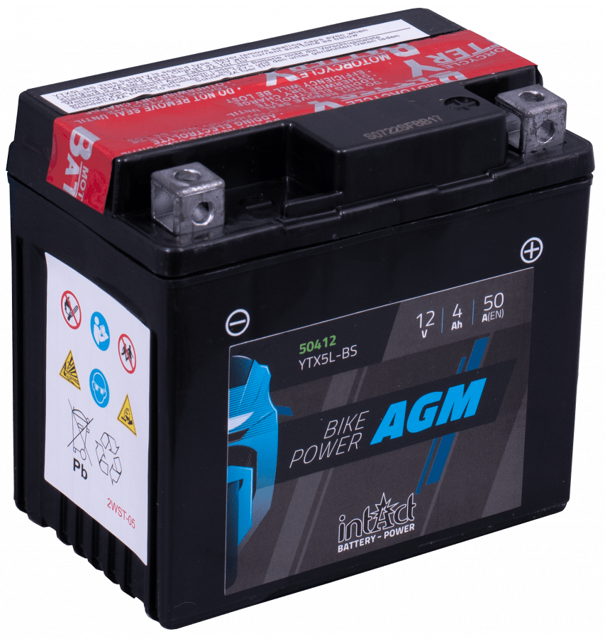 12 V-4 Ah-C20-50 A-113 x 70 x 105 mm-0intact-bike-power-agm-ytx5l-bs