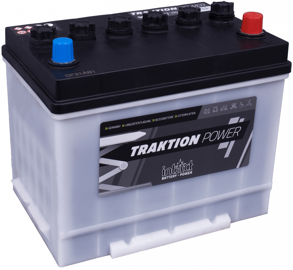 12 V - 55 Ah - C5 - 260 x 175 x 225 mm - 0 intact - traction - puissance - 95551