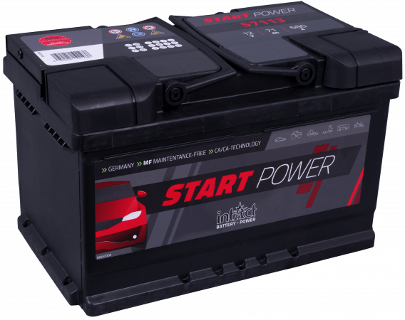 12V 71 AH (c20) 680 A (EN) 278x175x175mm /0Intact Start-Power Nouvelle Génération