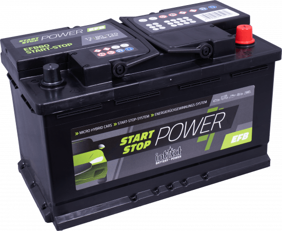 12V 80 AH (c20) 720 A (EN) 315x175x190mm /0Intact Start-Stop Power