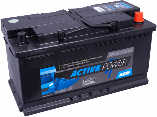 12V 92 AH (c20) 850 A (EN) 353x175x190mm /0Intact Active-Power AGM