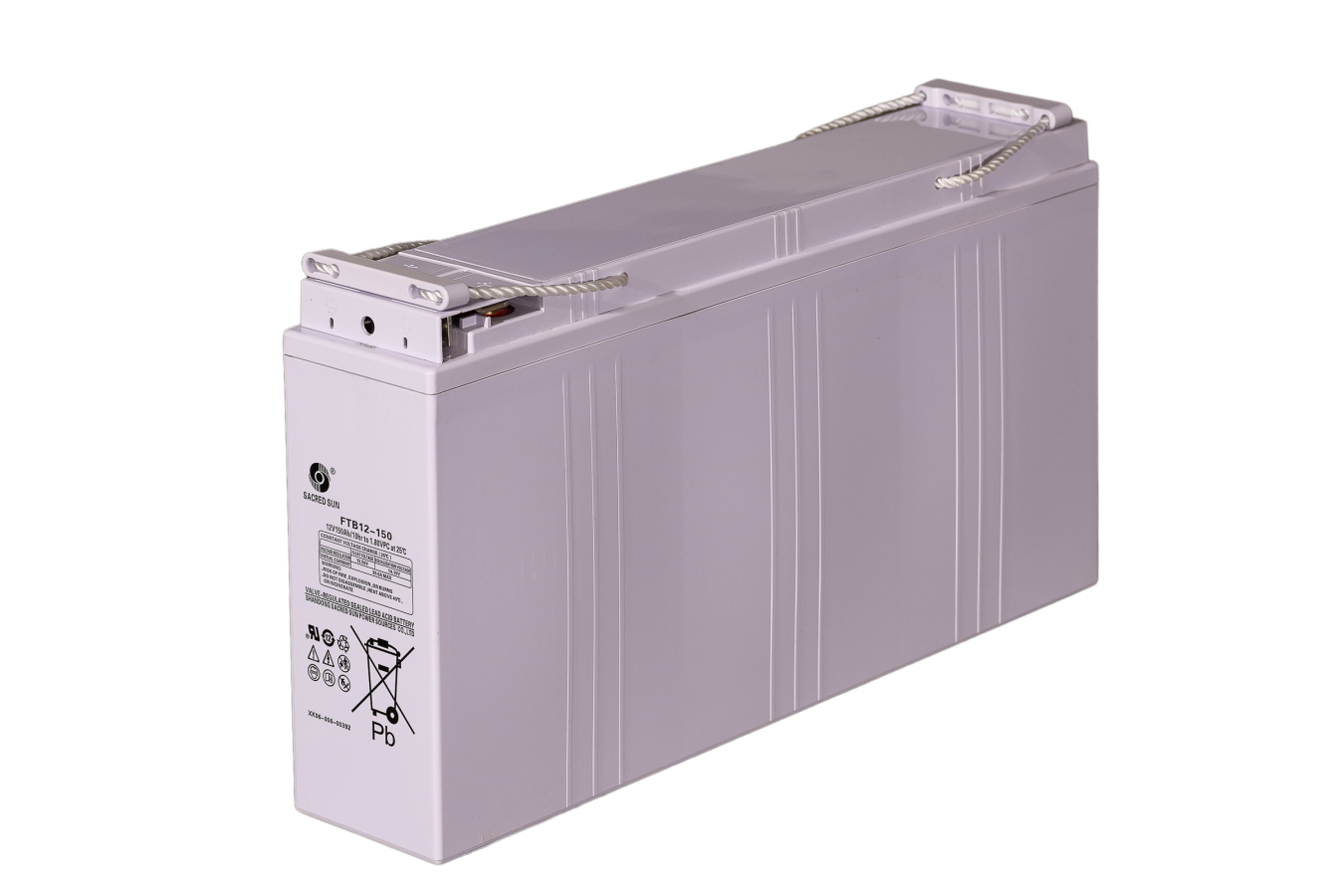 12 V-55 Ah-C10-51-2 Ah-8 h-42-9 Ah-3 h-277 x 106 x 223 mm-terminal avant intact-AG-FTB12-55