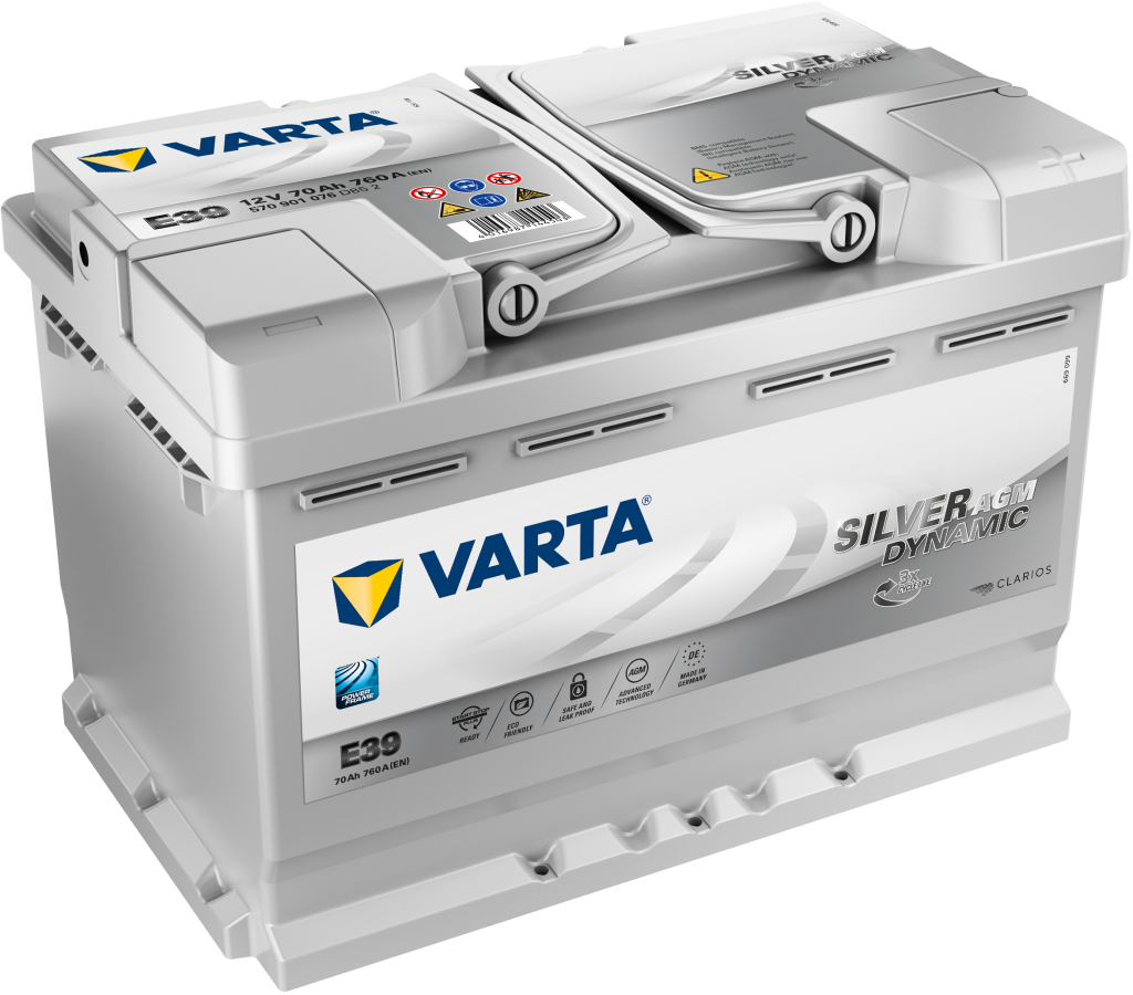 12 V-95 Ah-C20-850 A-353 x 175 x 190 mm-0 Varta-Silver-Dynamic-AGM-V595901085-A5