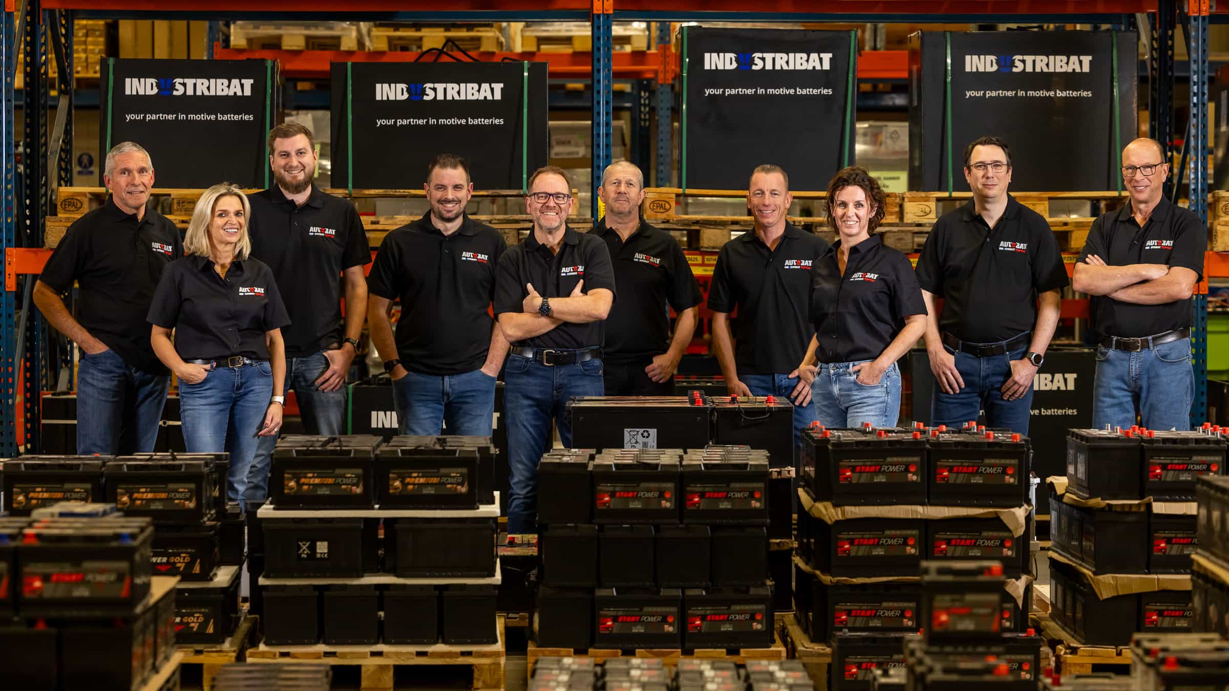 Photo de groupe de l'équipe Autobat.