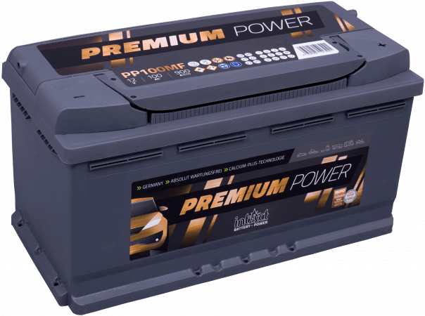 12V 100 AH (c20) 900 A (EN) 353x175x190mm /0Intact Premium-Power