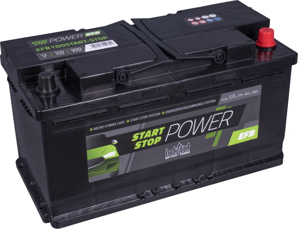 12V 100 AH (c20) 900 A (EN) 353x175x190mm /0Intact Start-Stop Power