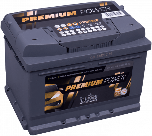 12V 60 AH (c20) 600 A (EN) 242x175x175mm /0Intact Premium-Power
