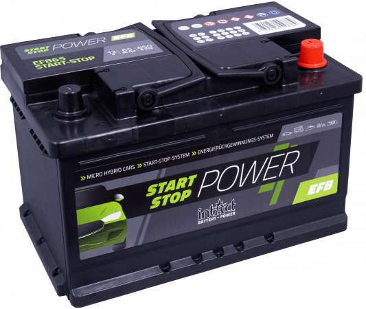 12V 65 AH (c20) 650 A (EN) 278x175x175mm /0Intact Start-Stop Power