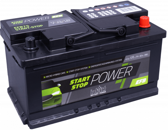 12V 75 AH (c20) 730 A (EN) 315x175x175mm /0Intact Start-Stop Power