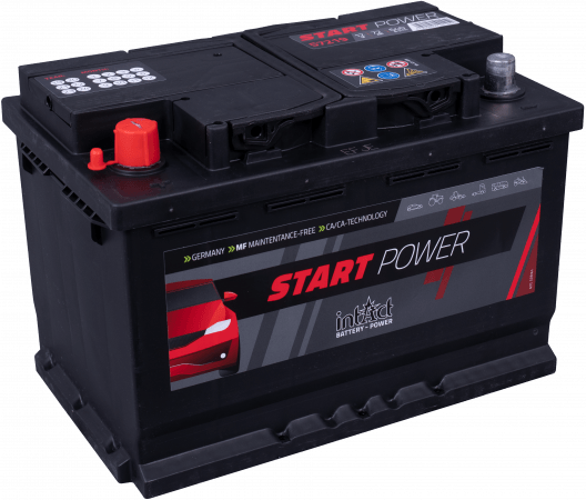 12V 72 AH (c20) 640 A (EN) 278x175x190mm /1Intact Start-Power