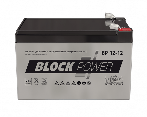 6V 1,2 AH (c20)  97x25x56mm /1Intact Block-Power